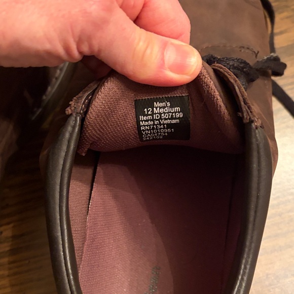 L.L. Bean Men\'s Dark Brown Leather Oxfords